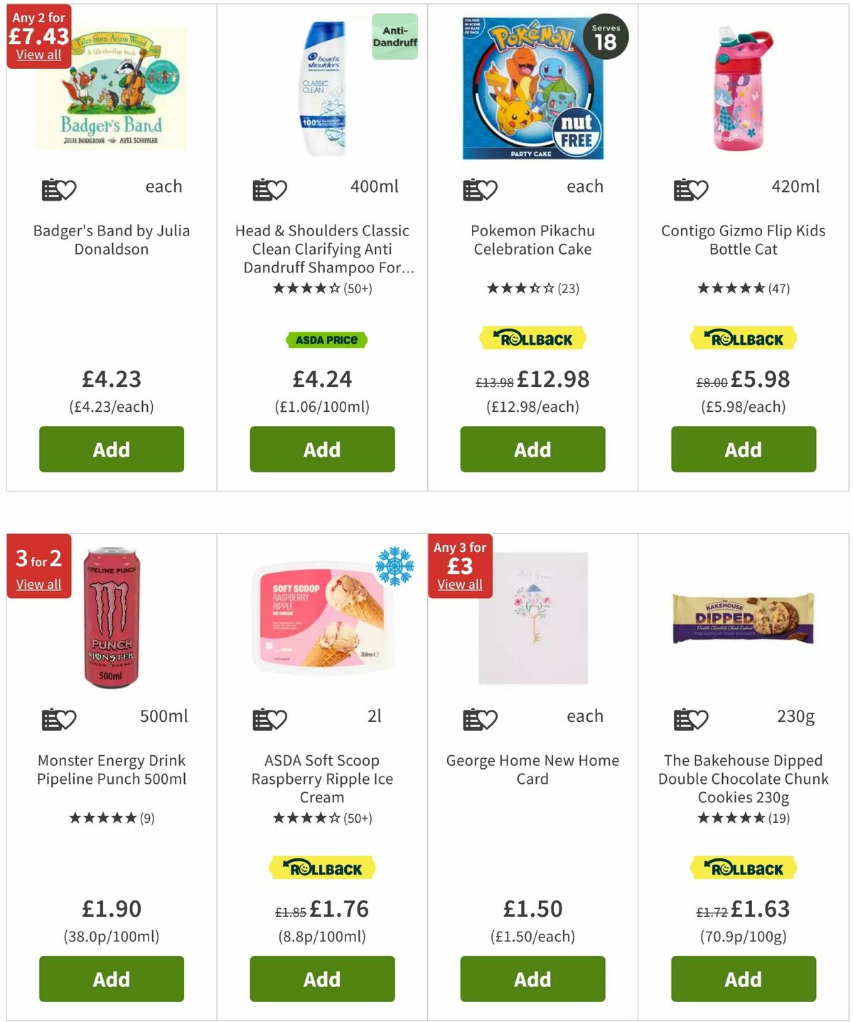 ASDA Offers from 14 August