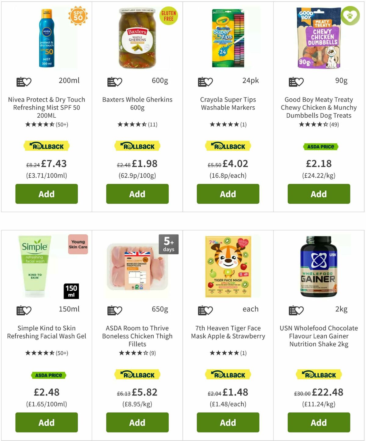 ASDA Offers from 14 August