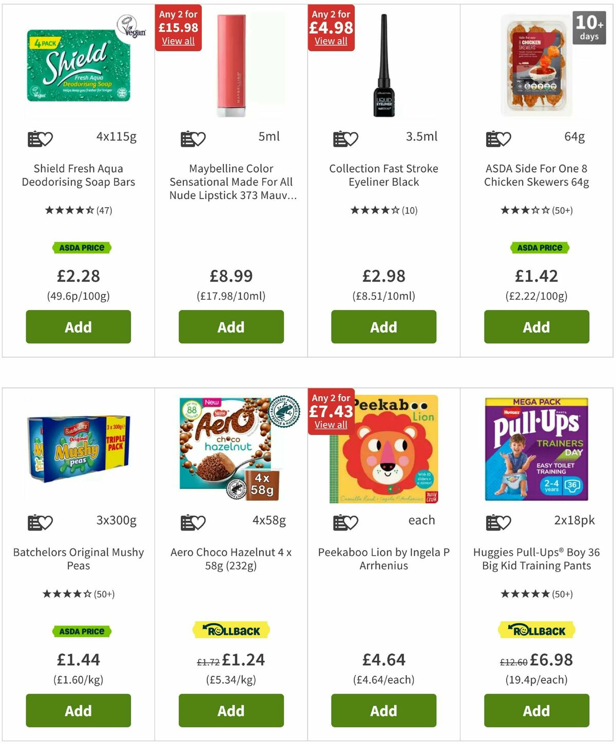 ASDA Offers from 14 August