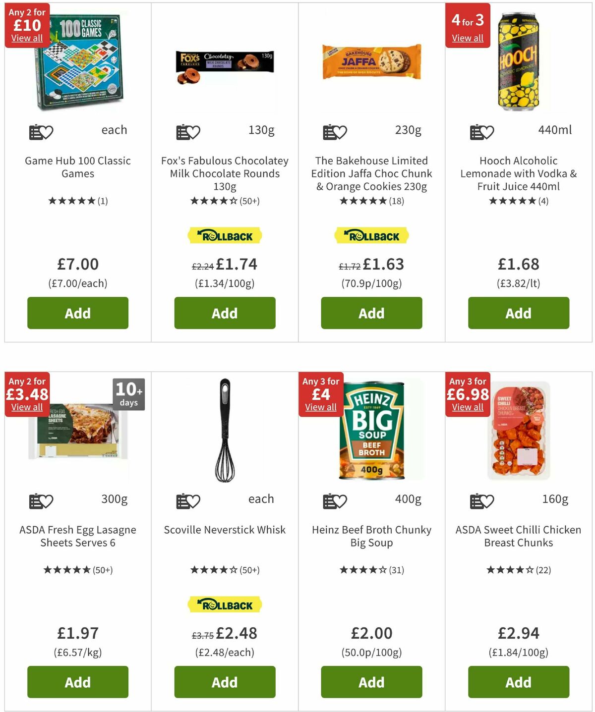 ASDA Offers from 14 August