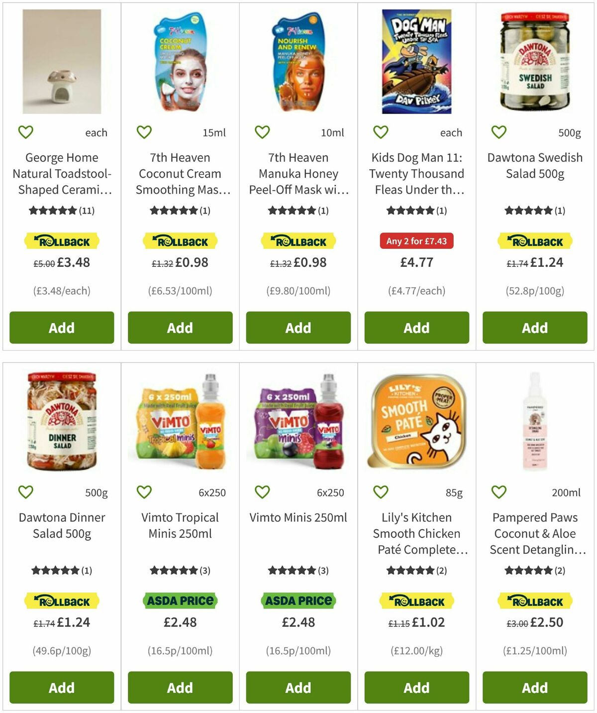 ASDA Offers from 22 August
