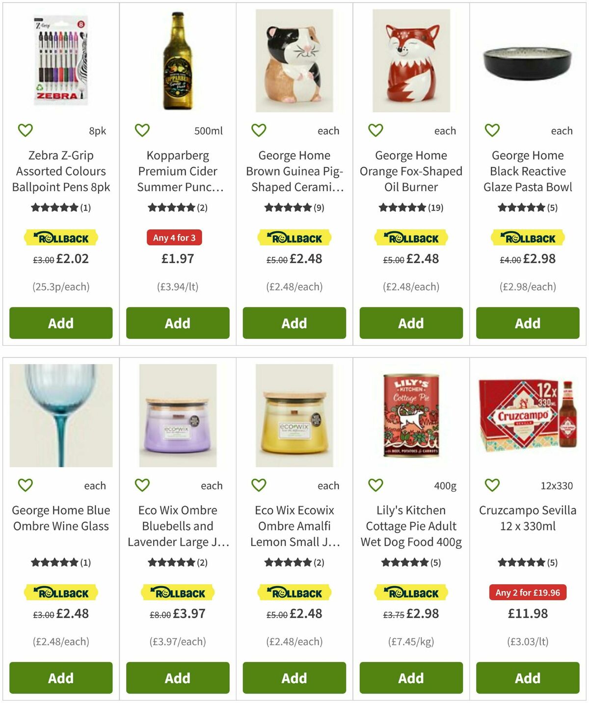 ASDA Offers from 22 August