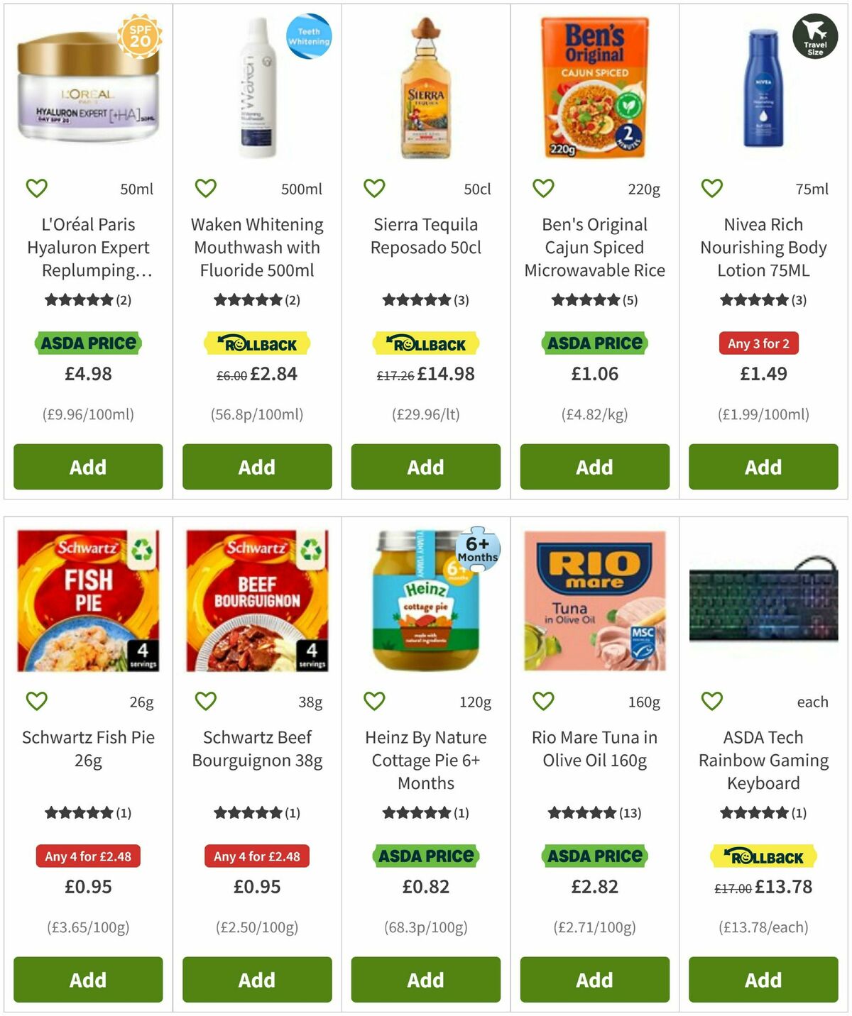 ASDA Offers from 22 August