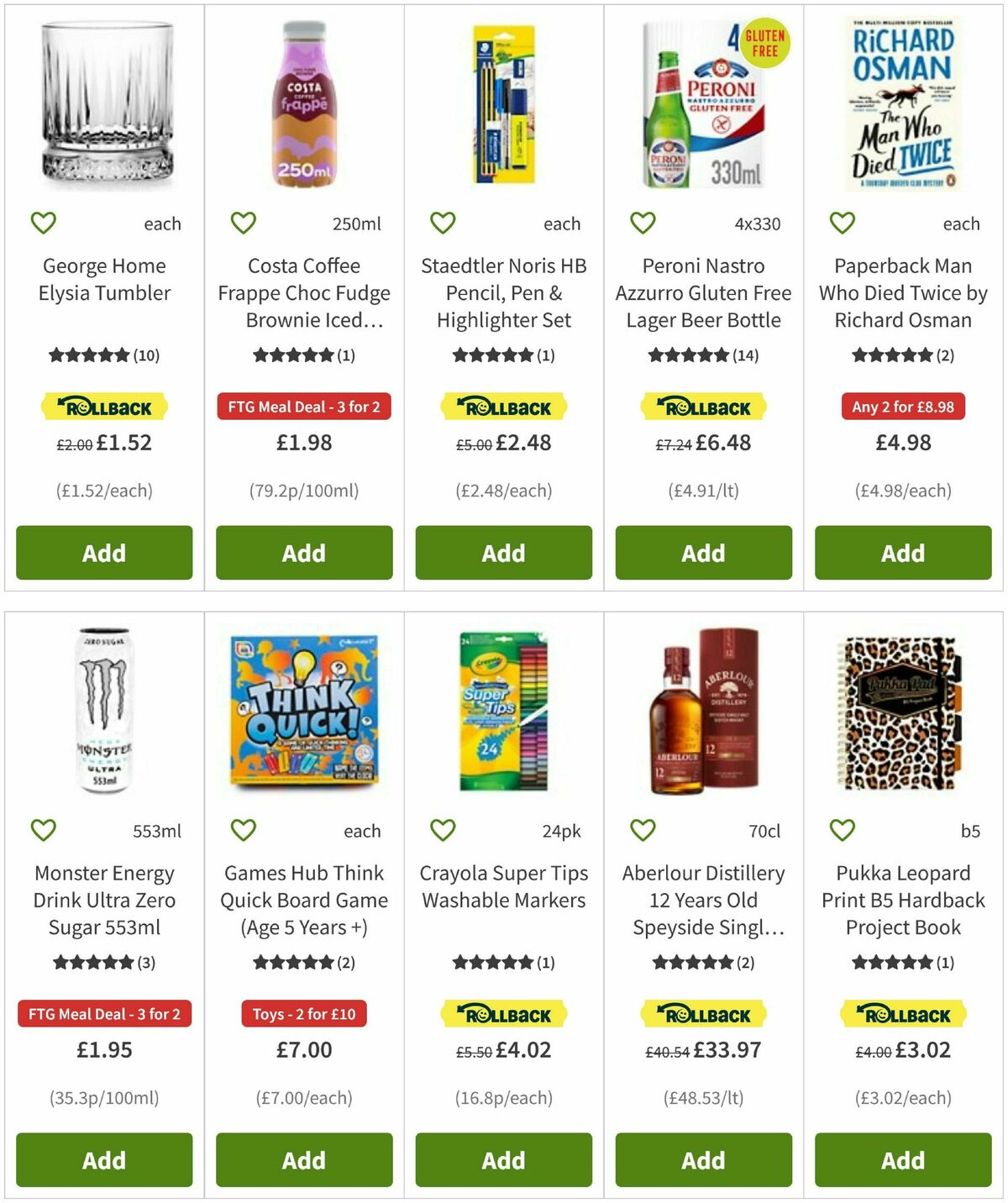 ASDA Offers from 22 August