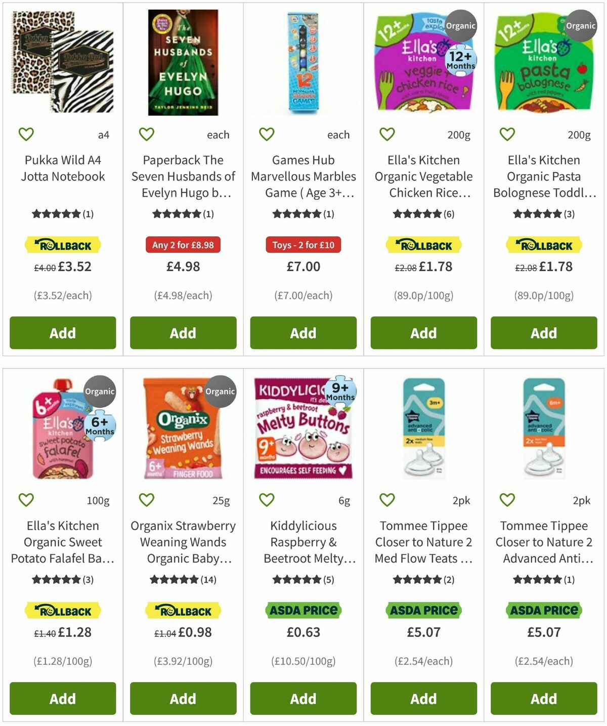 ASDA Offers from 22 August
