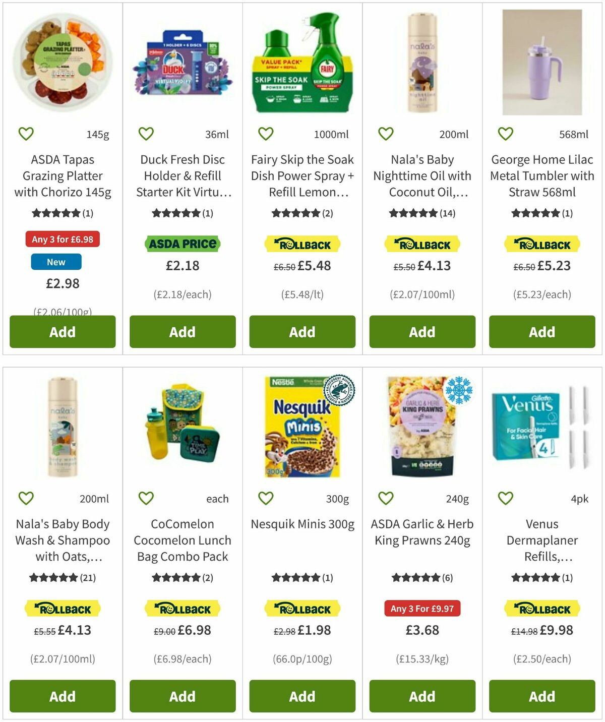 ASDA Offers from 22 August