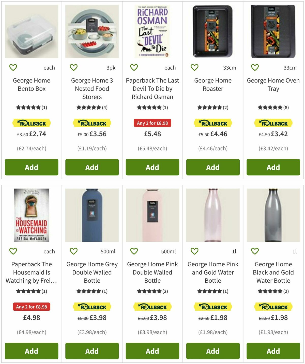 ASDA Offers from 22 August