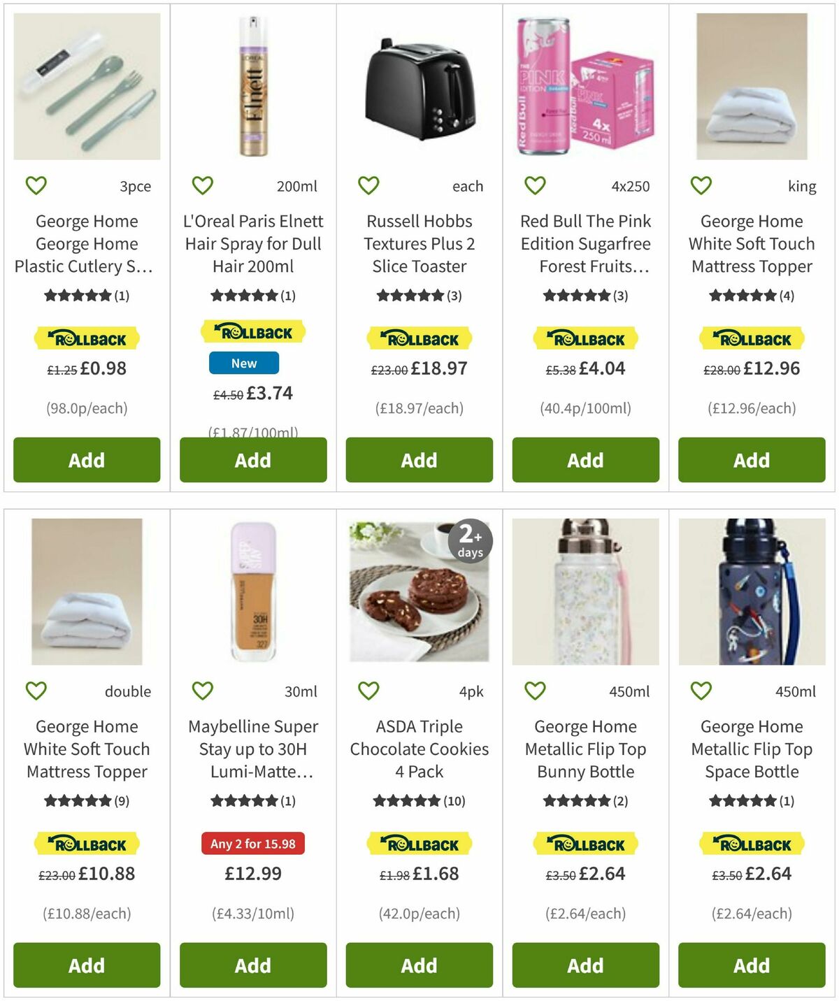 ASDA Offers from 22 August