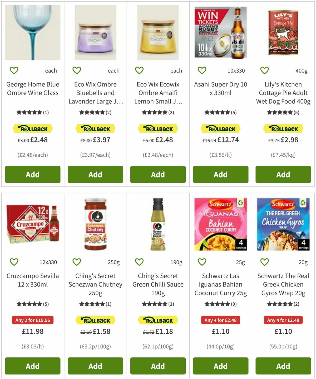 ASDA Offers from 29 August
