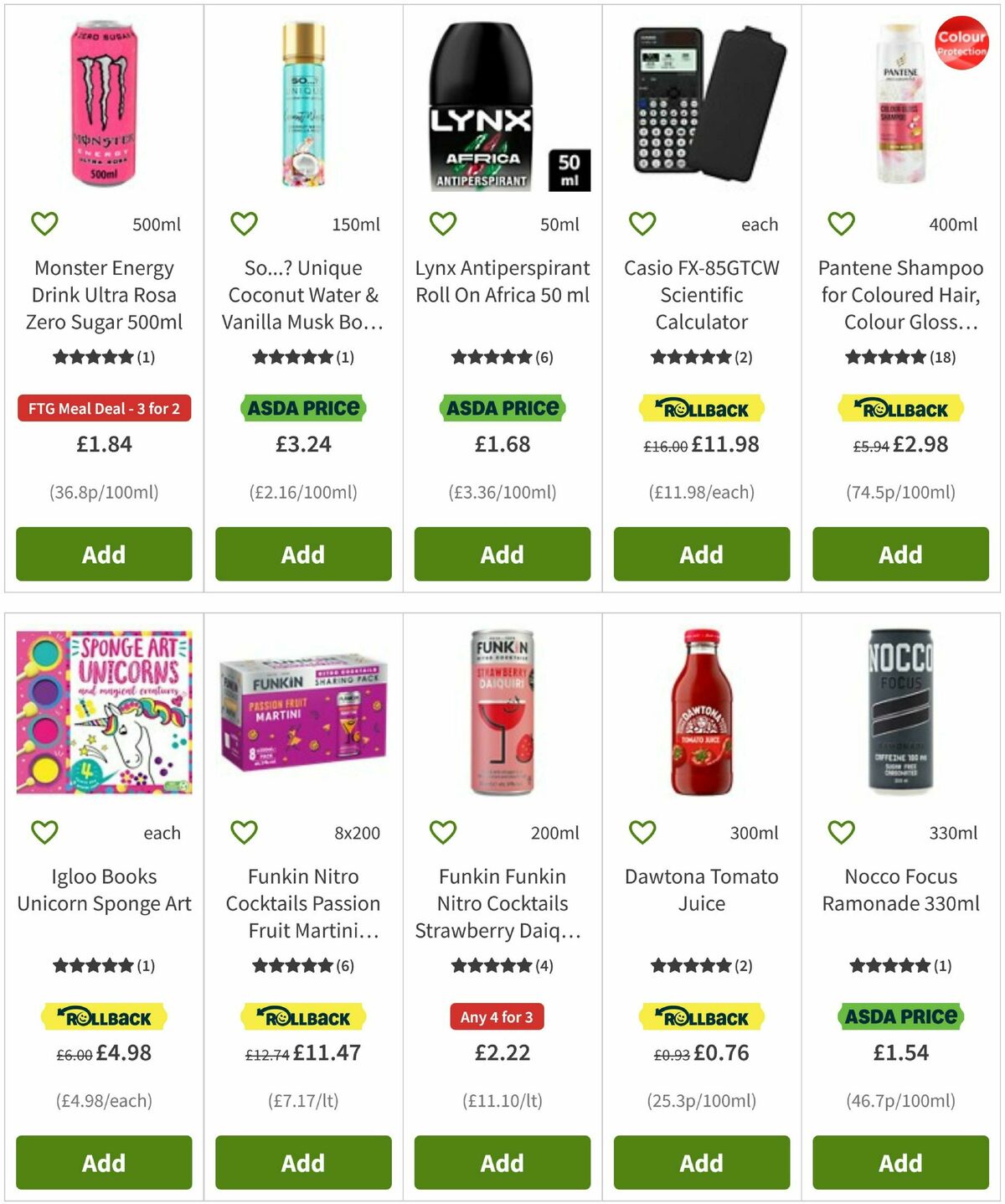 ASDA Offers from 29 August
