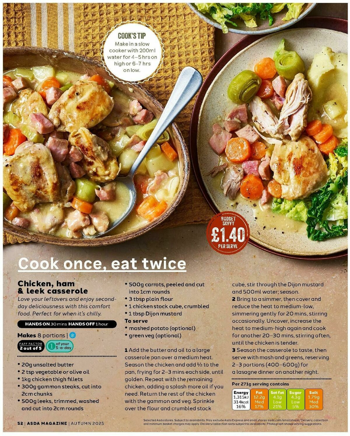 ASDA Magazine Autumn Offers from 4 September