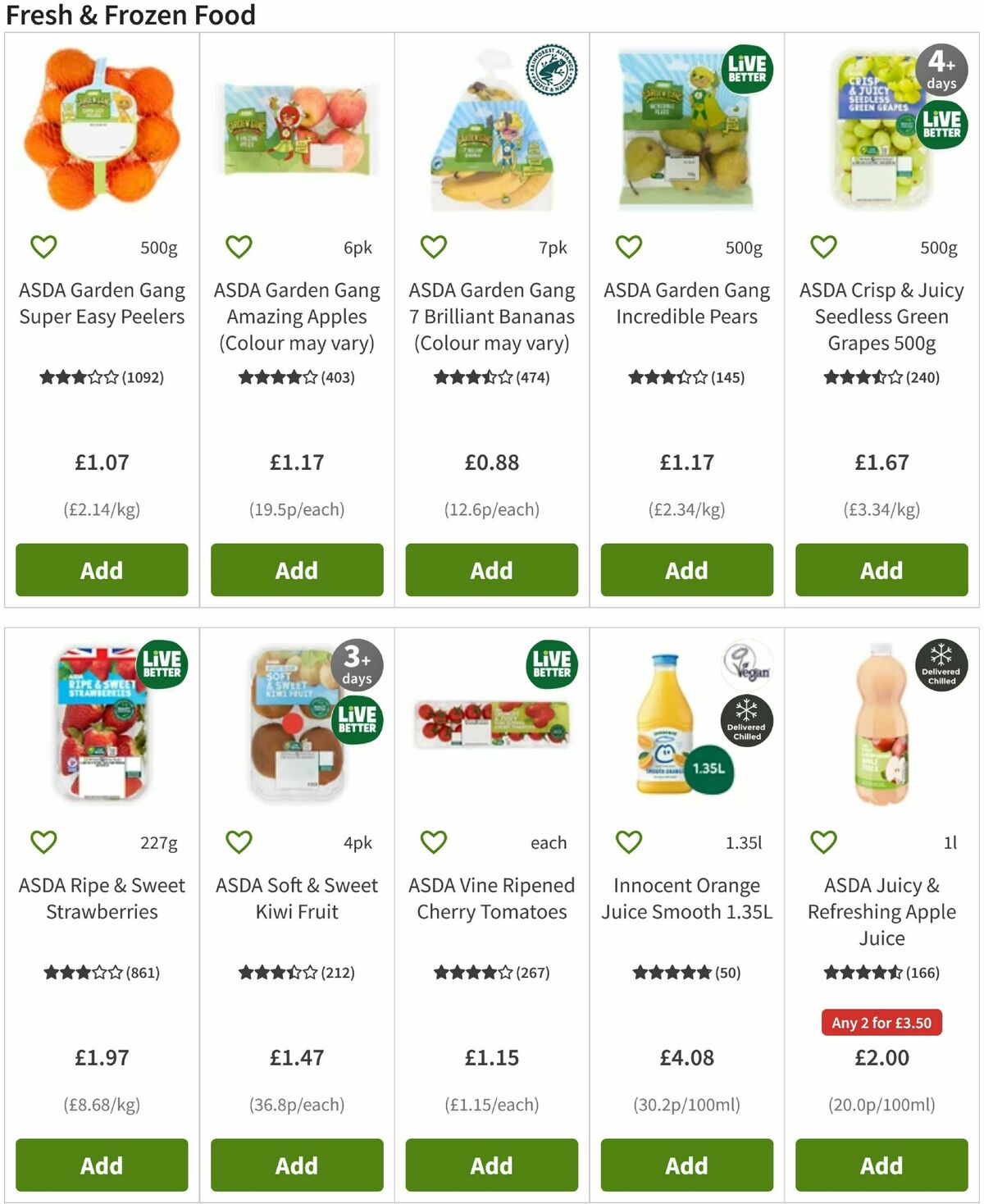 ASDA Offers from 8 October