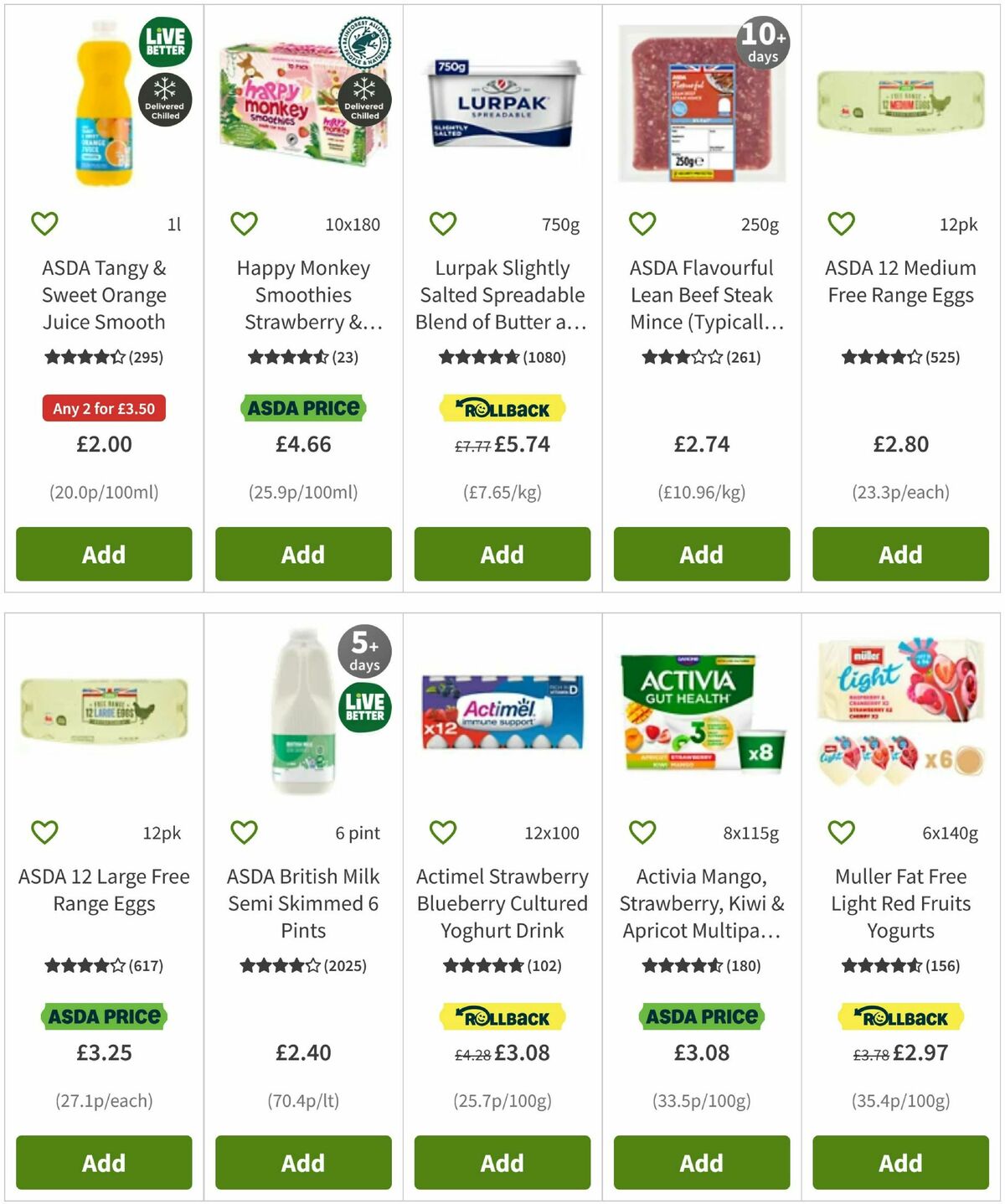 ASDA Offers from 8 October