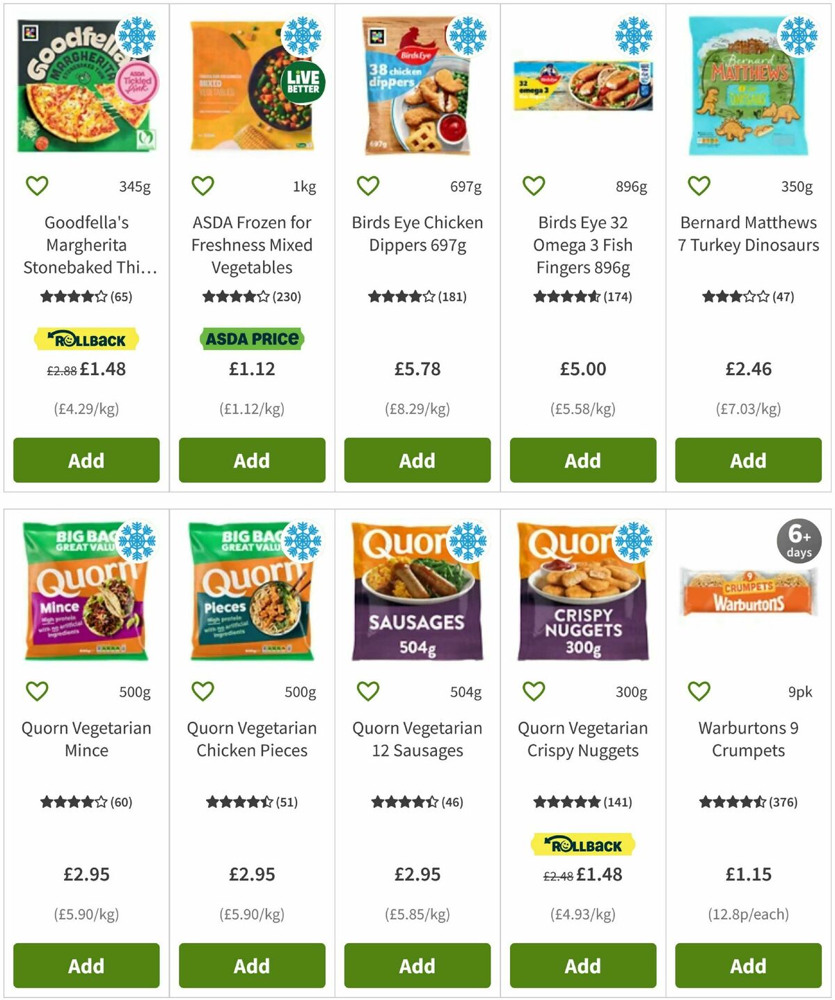 ASDA Offers from 8 October