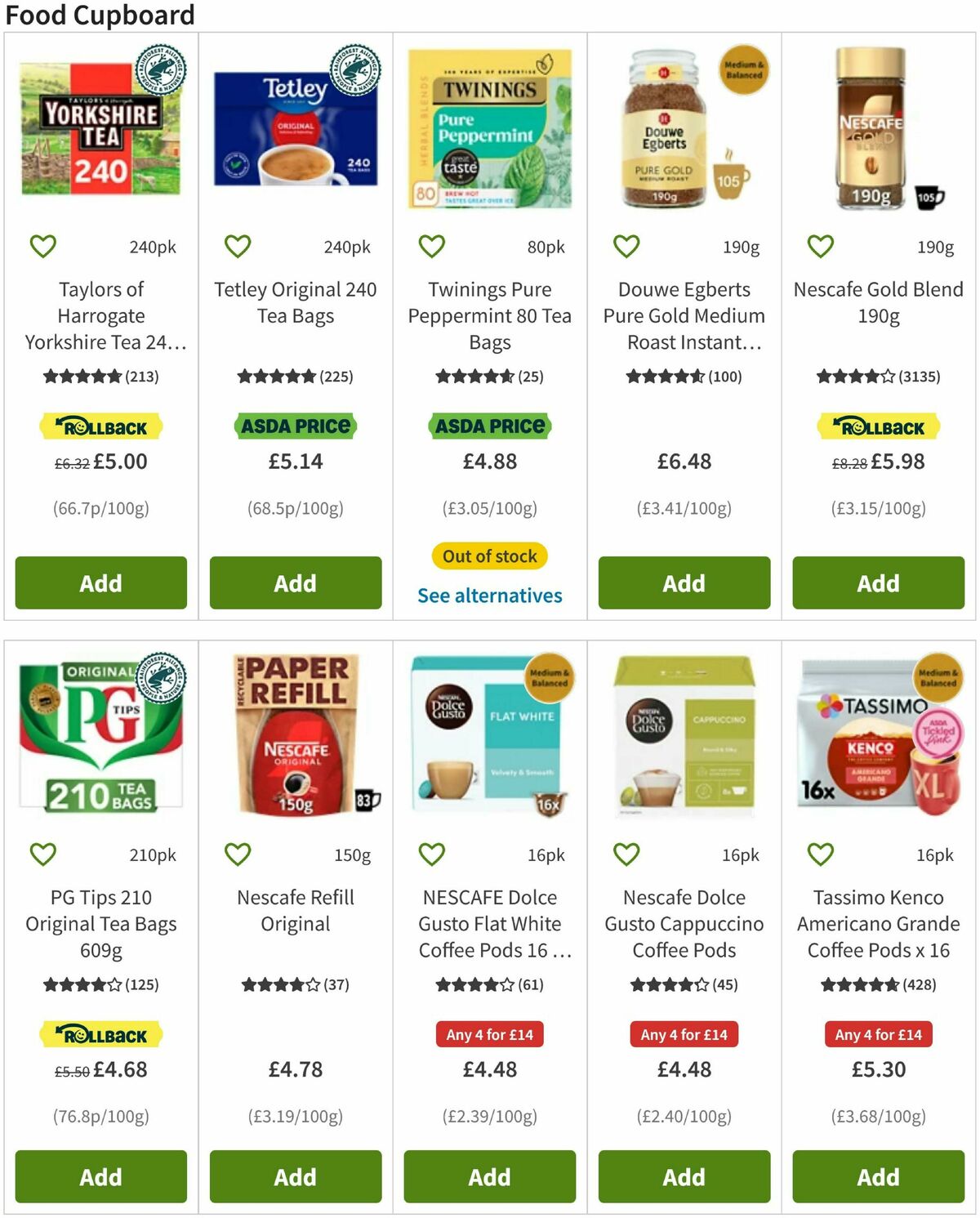ASDA Offers from 8 October