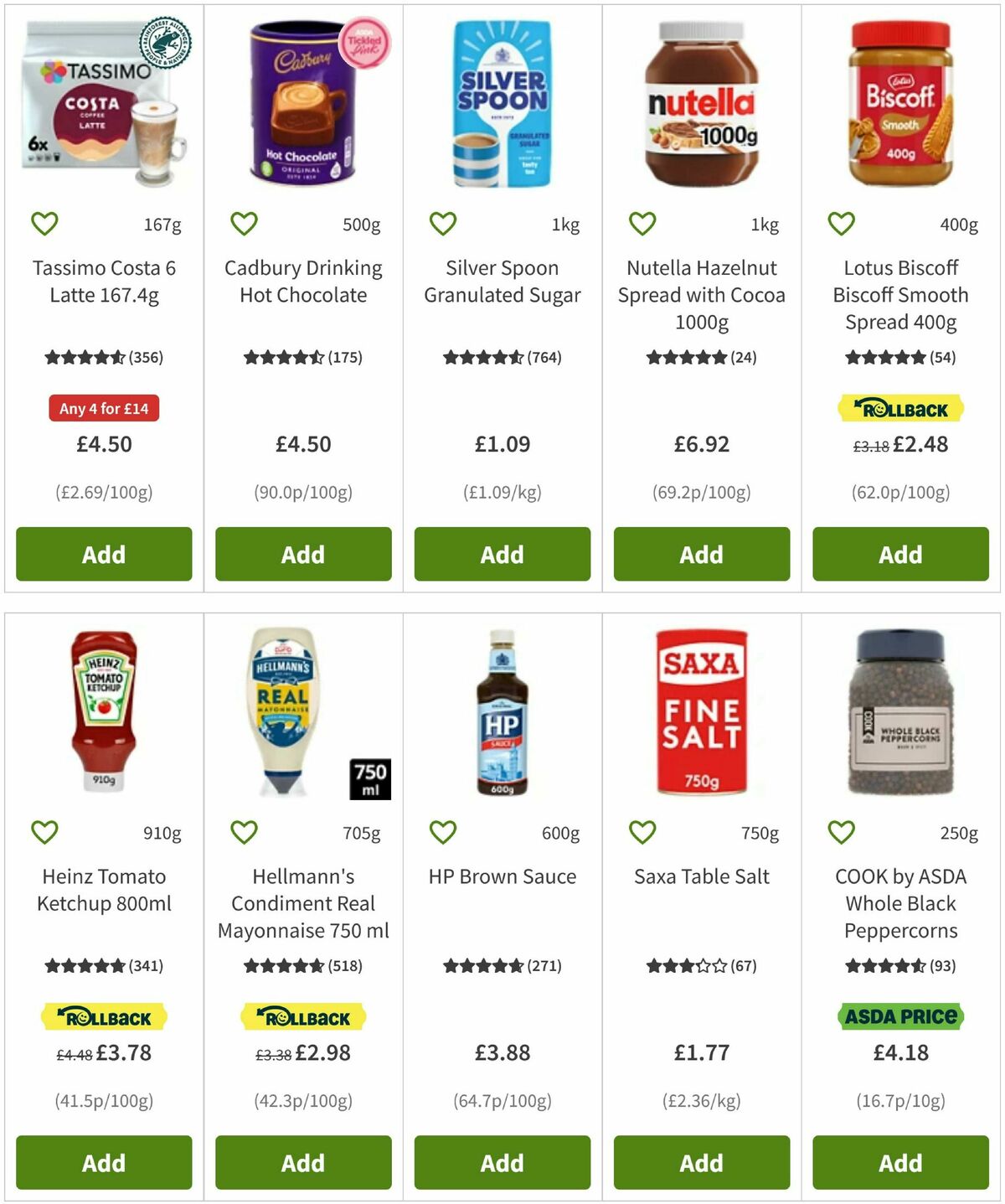 ASDA Offers from 8 October