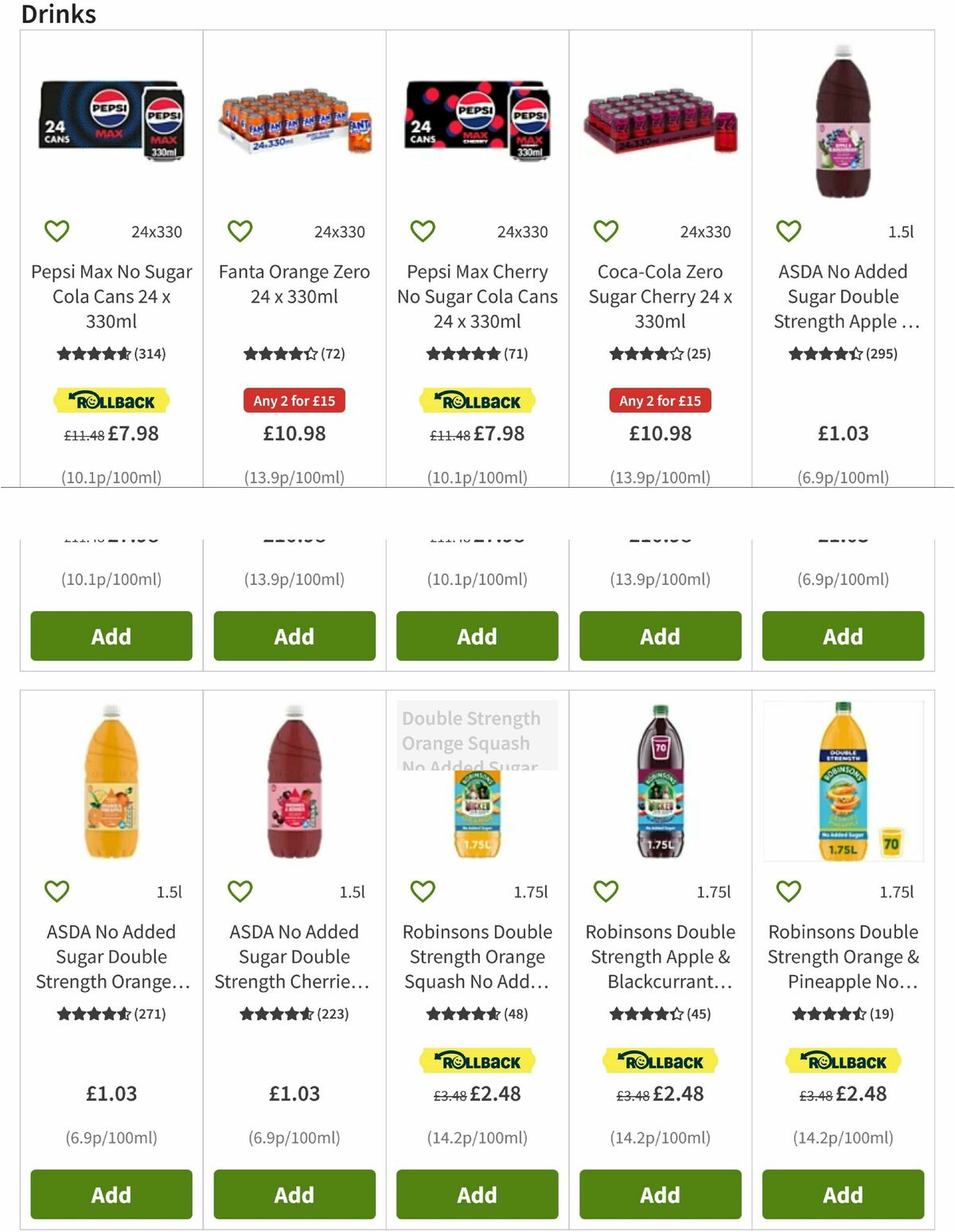 ASDA Offers from 8 October