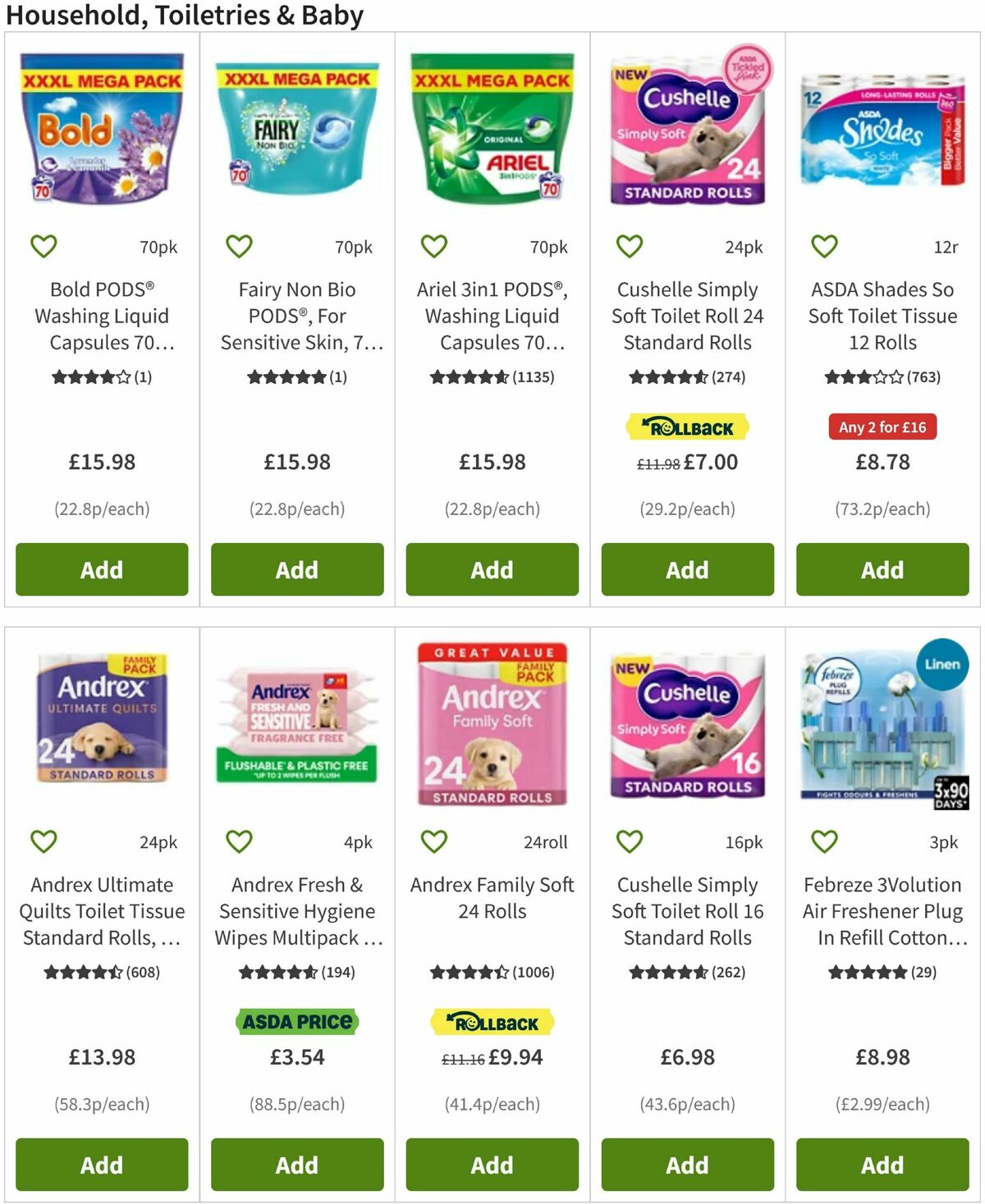 ASDA Offers from 8 October