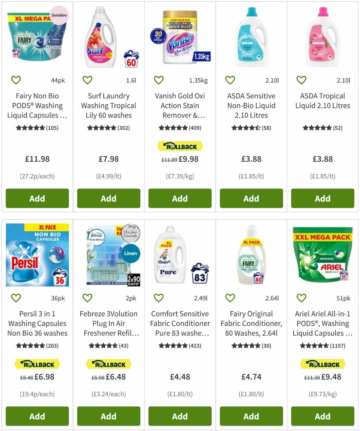 ASDA Offers from 8 October