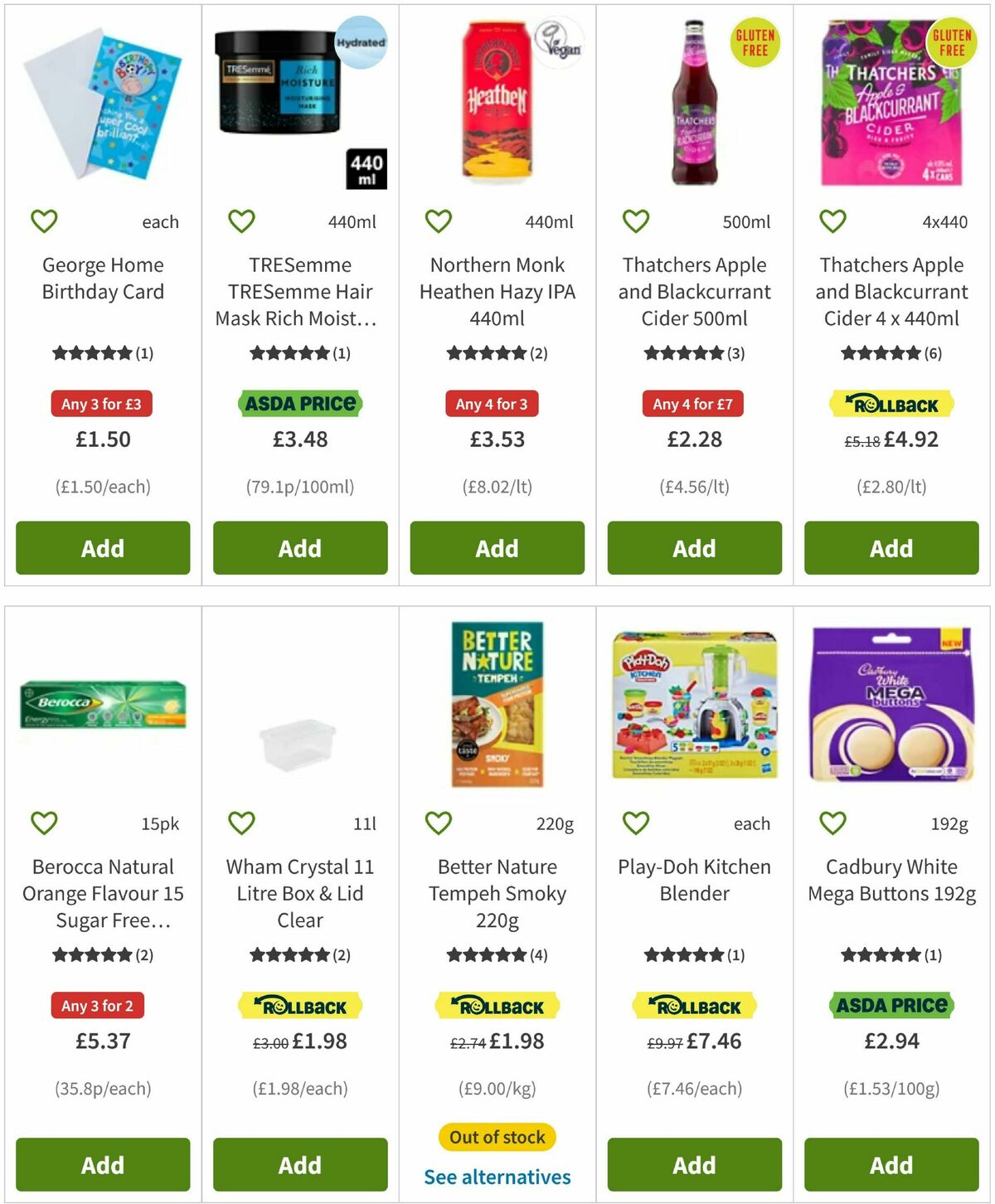 ASDA Offers from 17 October