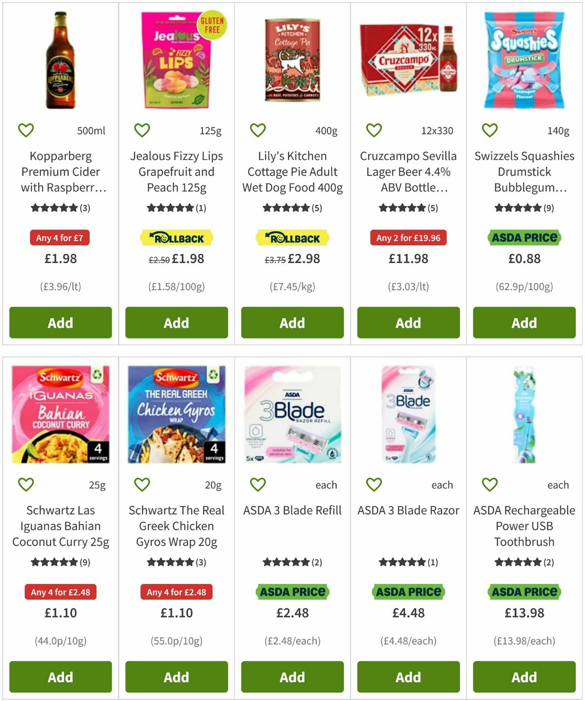 ASDA Offers from 17 October