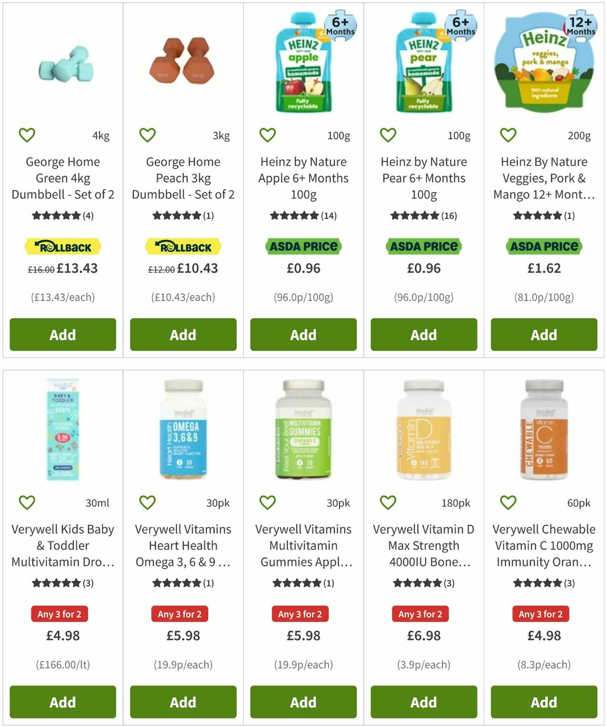 ASDA Offers from 17 October