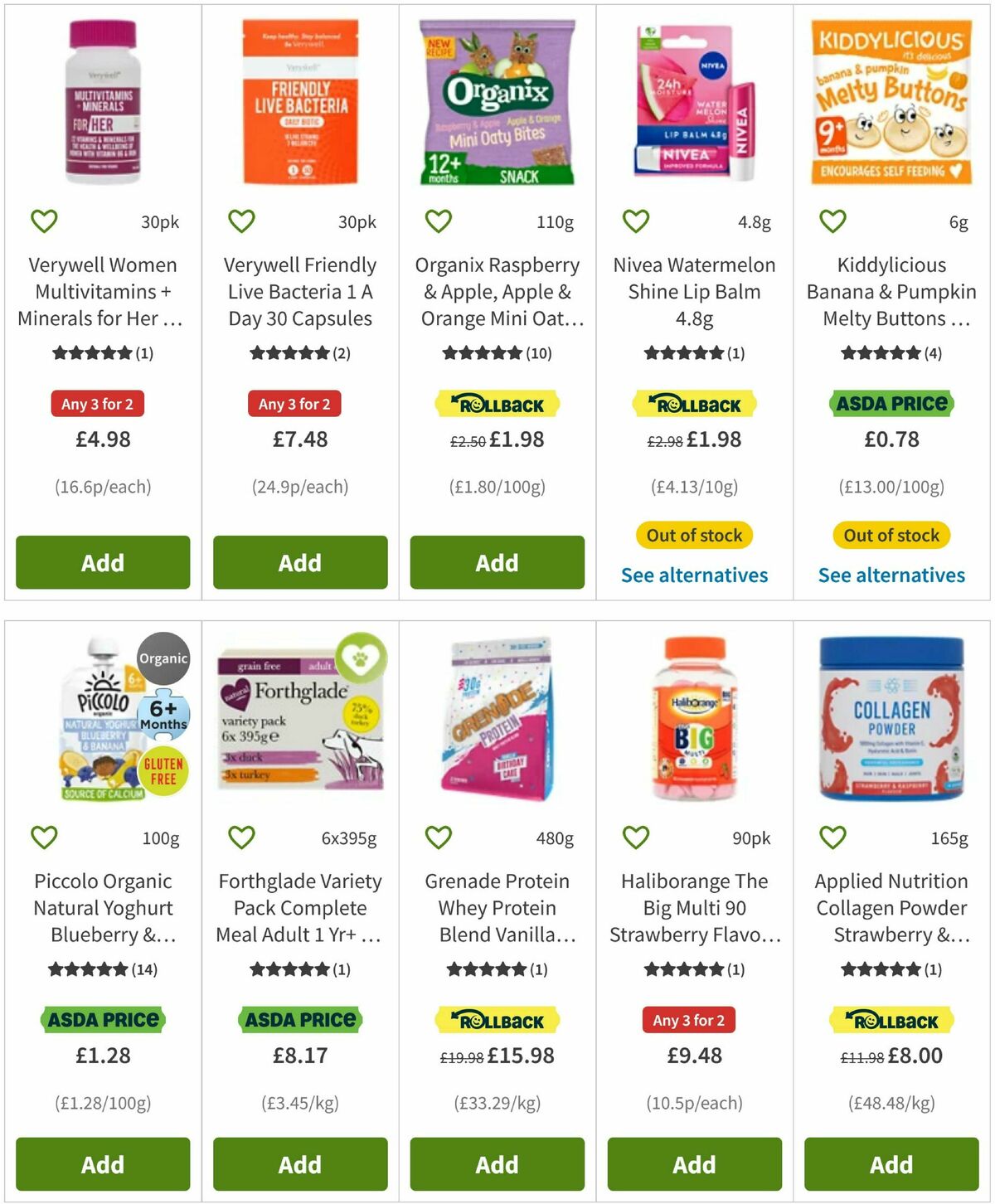 ASDA Offers from 17 October