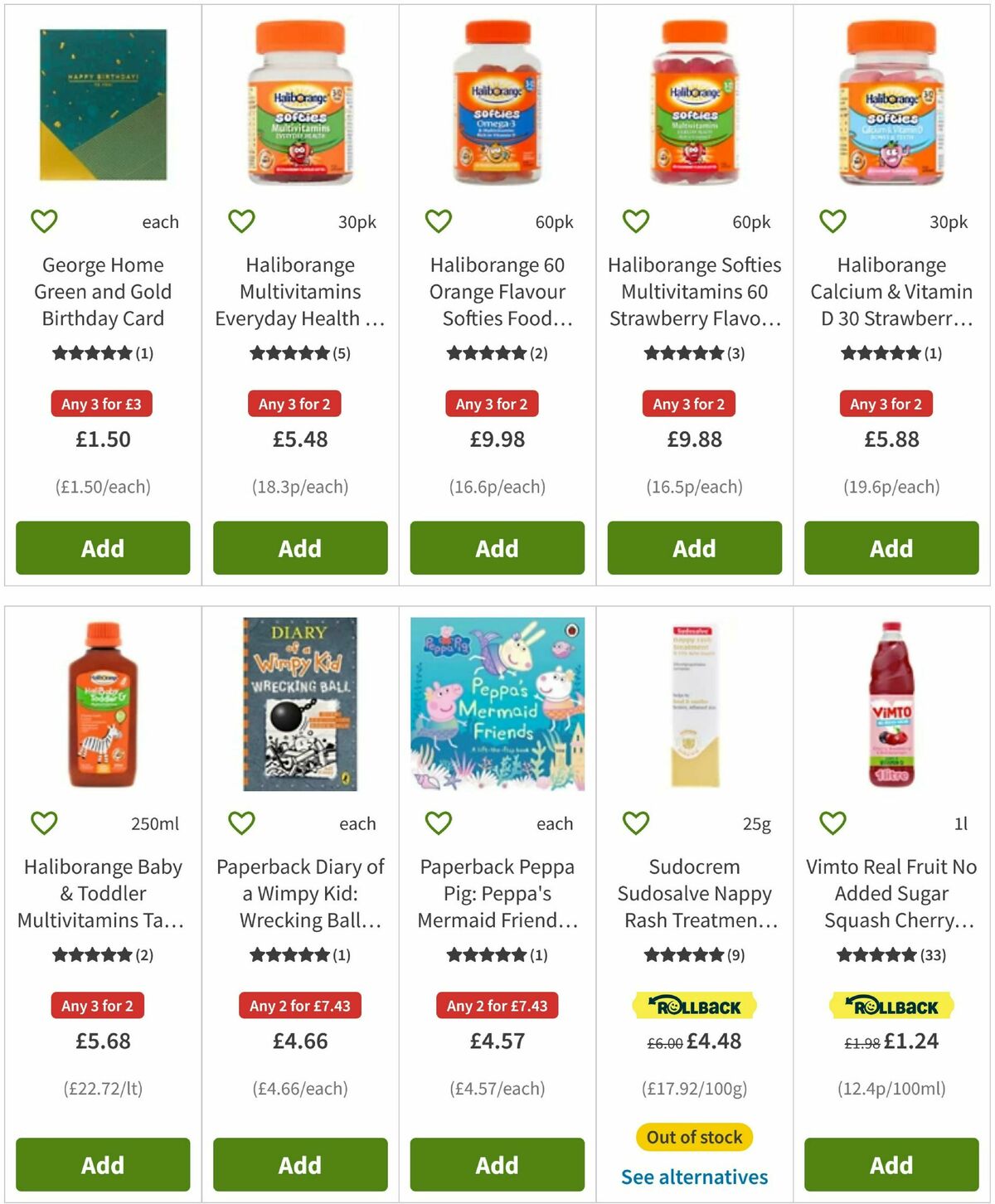ASDA Offers from 17 October