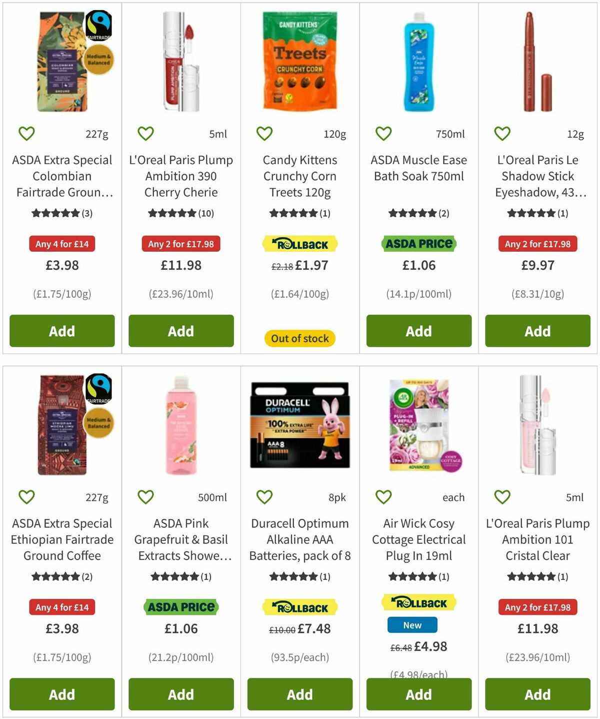 ASDA Offers from 17 October