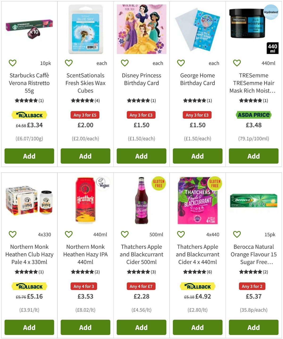 ASDA Offers from 24 October