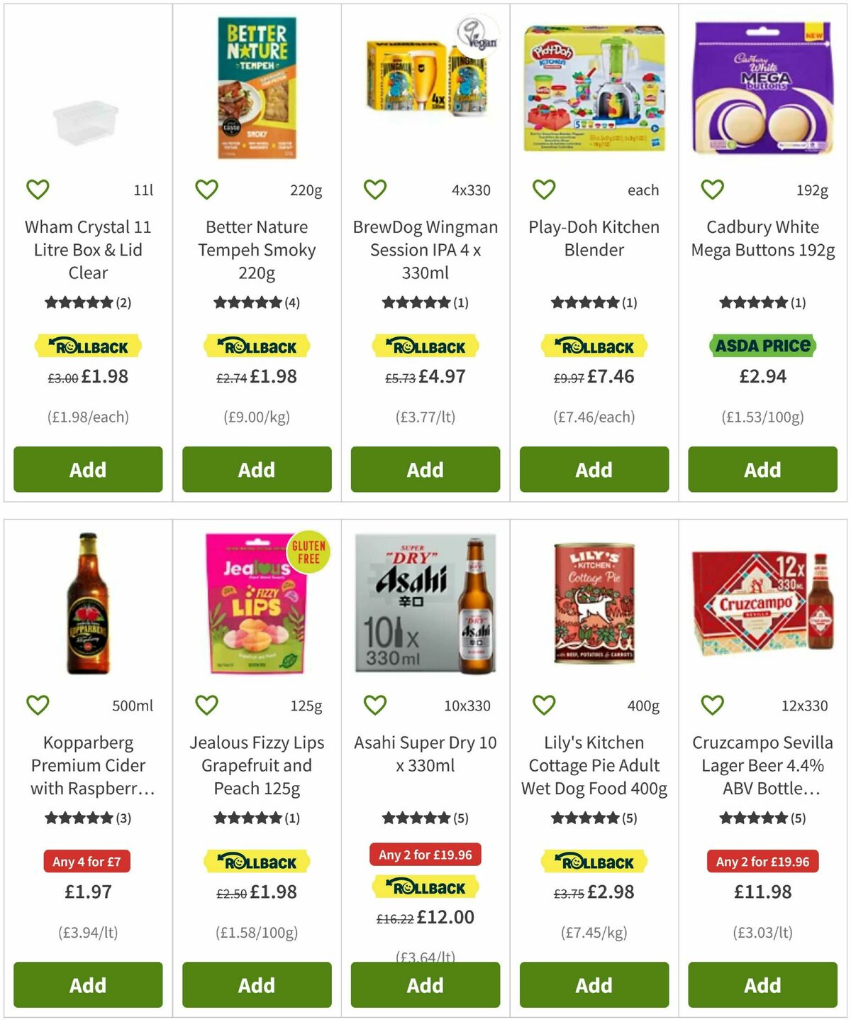 ASDA Offers from 24 October
