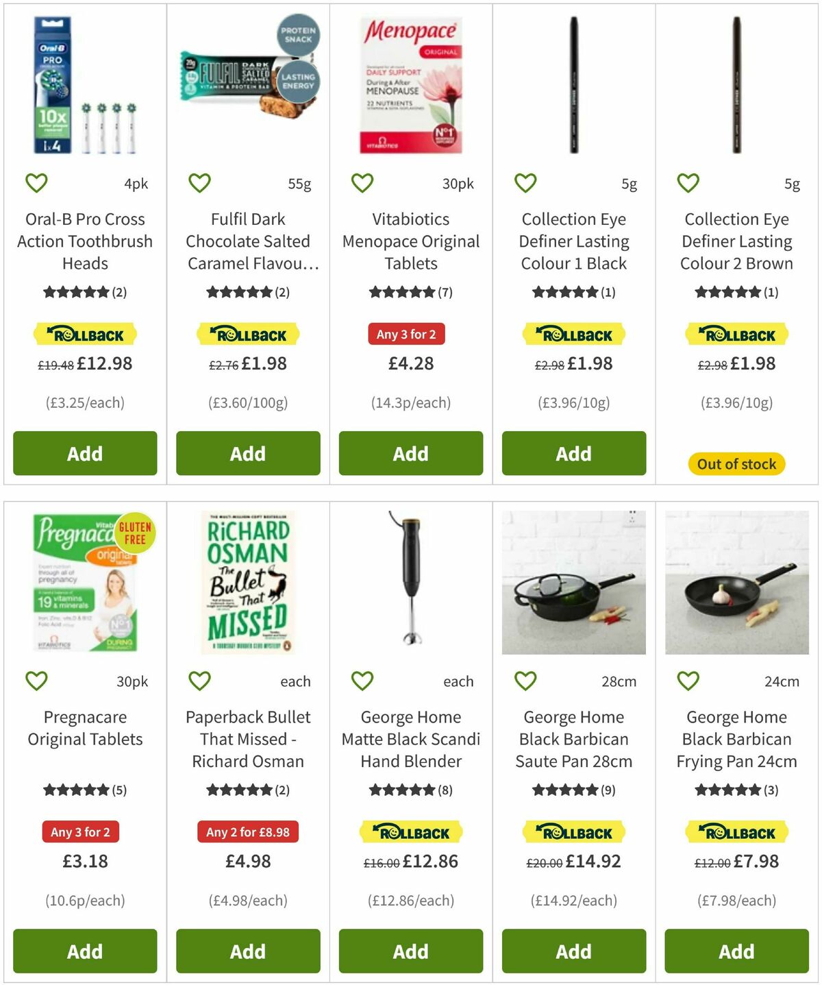 ASDA Offers from 24 October