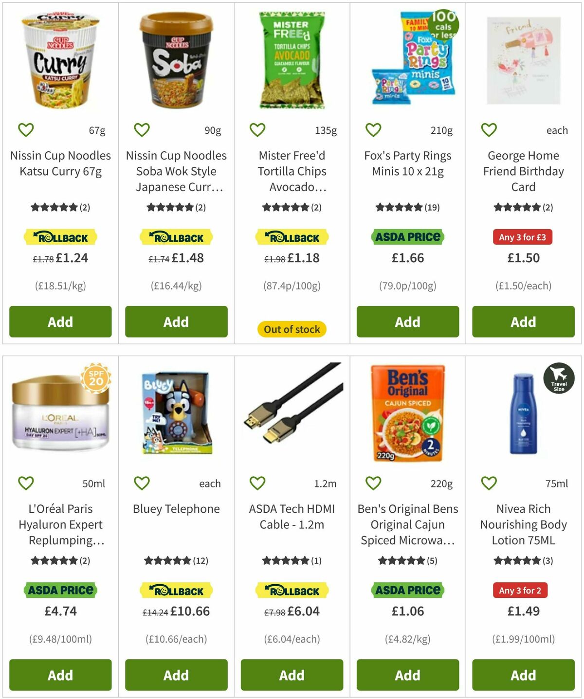 ASDA Offers from 24 October