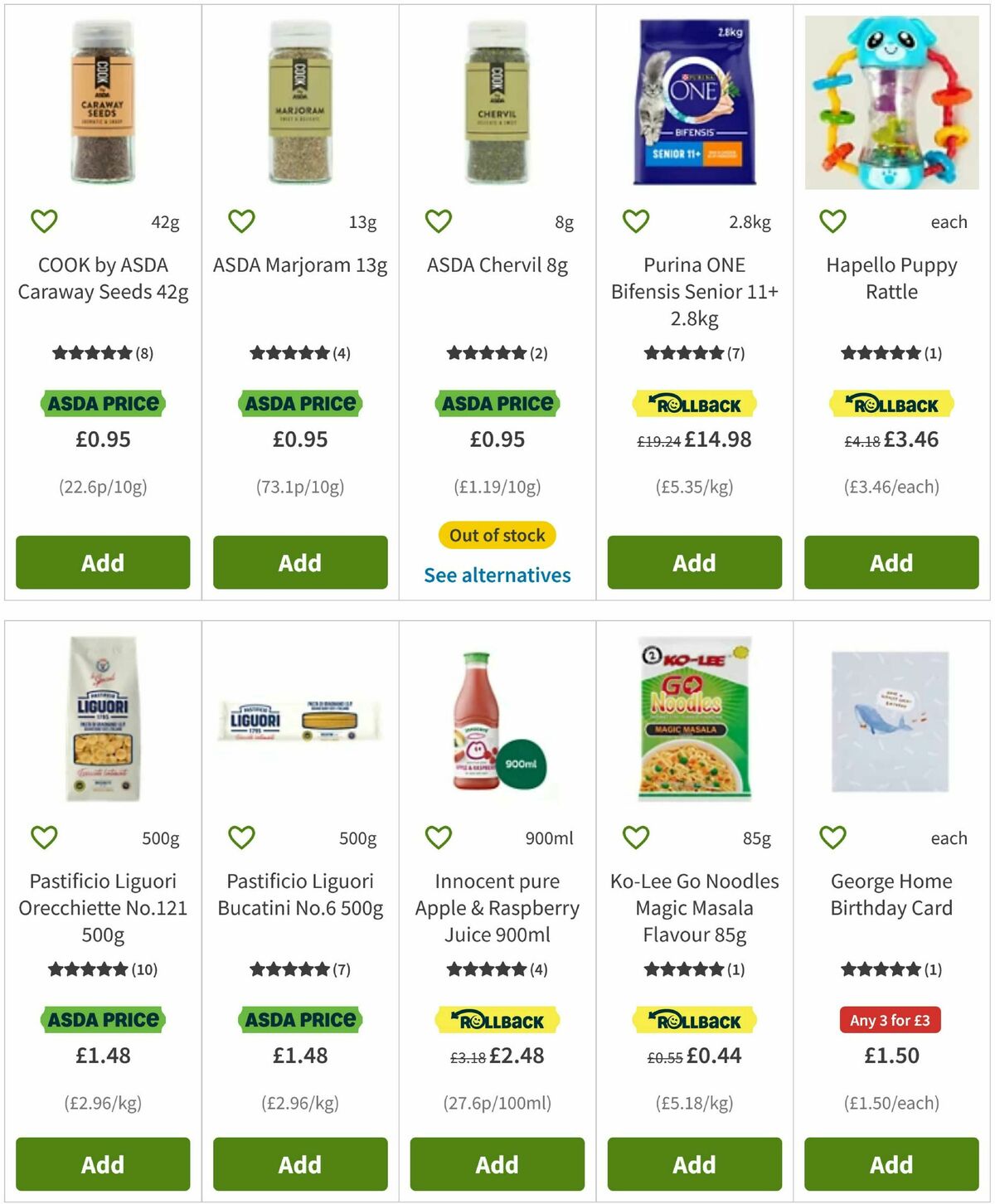 ASDA Offers from 24 October