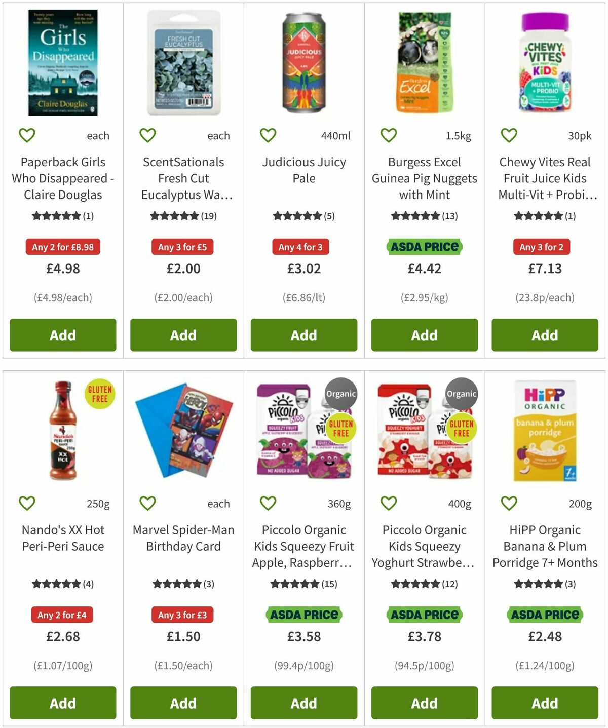 ASDA Offers from 24 October