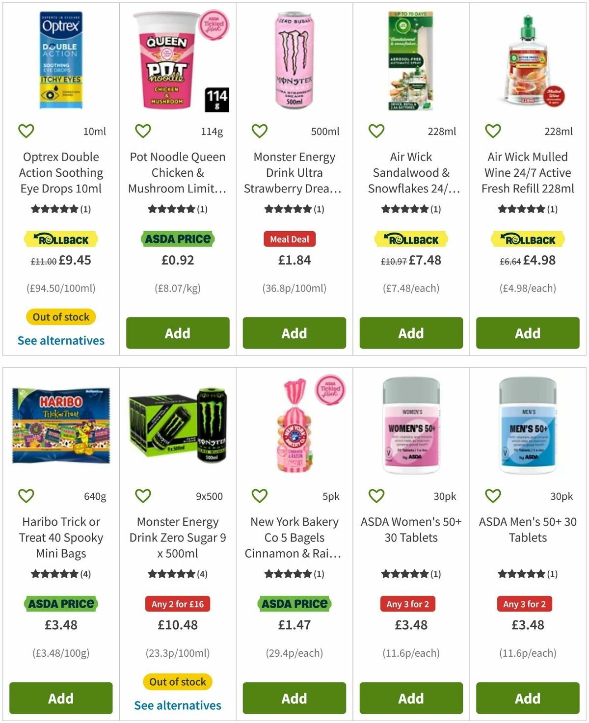 ASDA Offers from 24 October