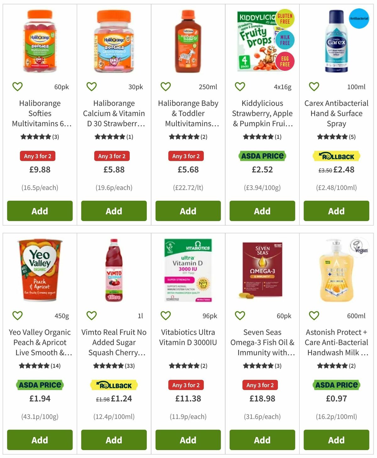 ASDA Offers from 31 October