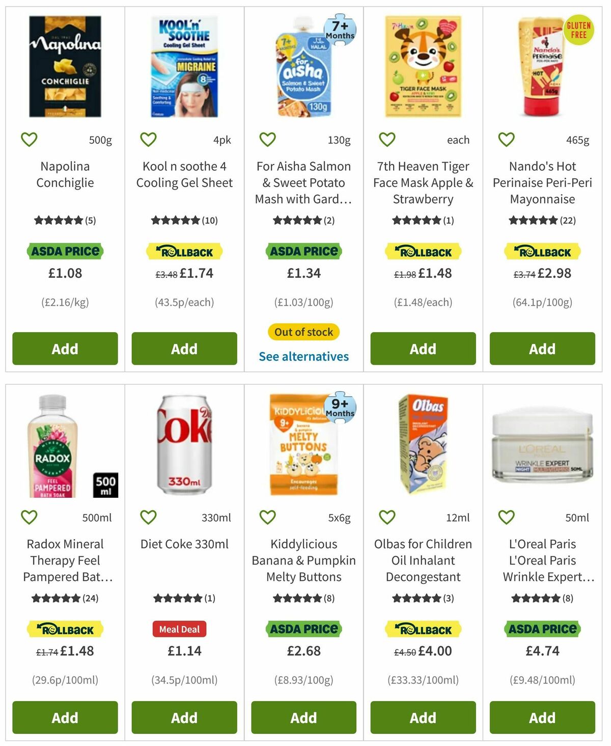 ASDA Offers from 31 October