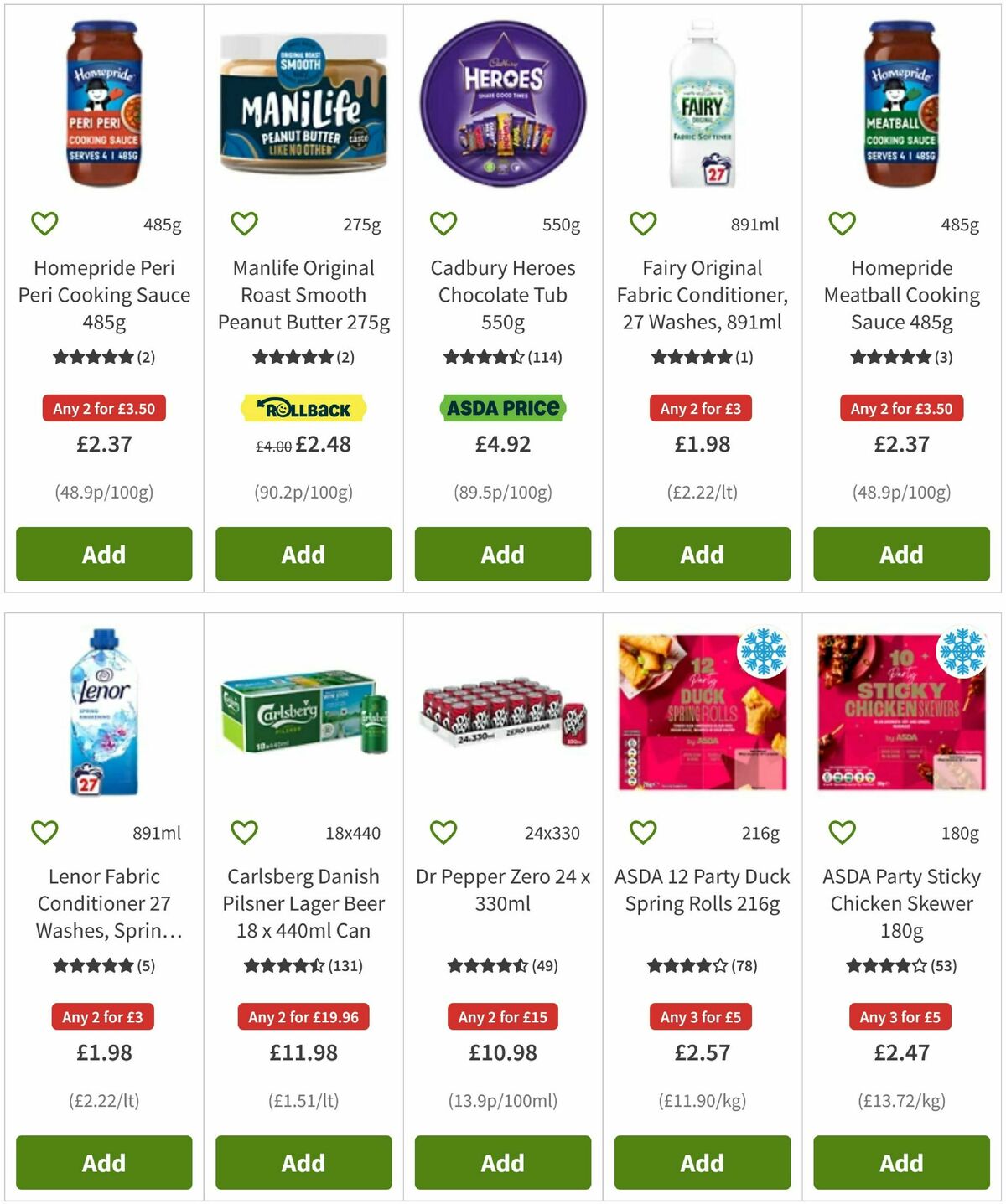 ASDA Offers from 31 October