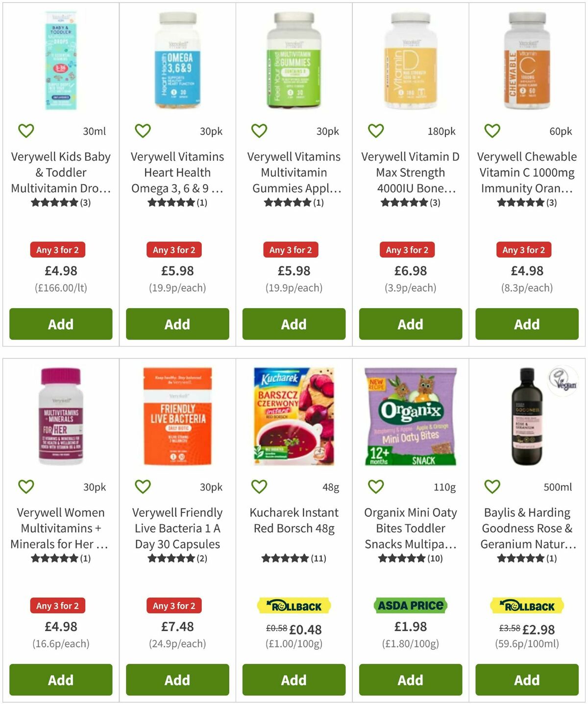 ASDA Offers from 7 November