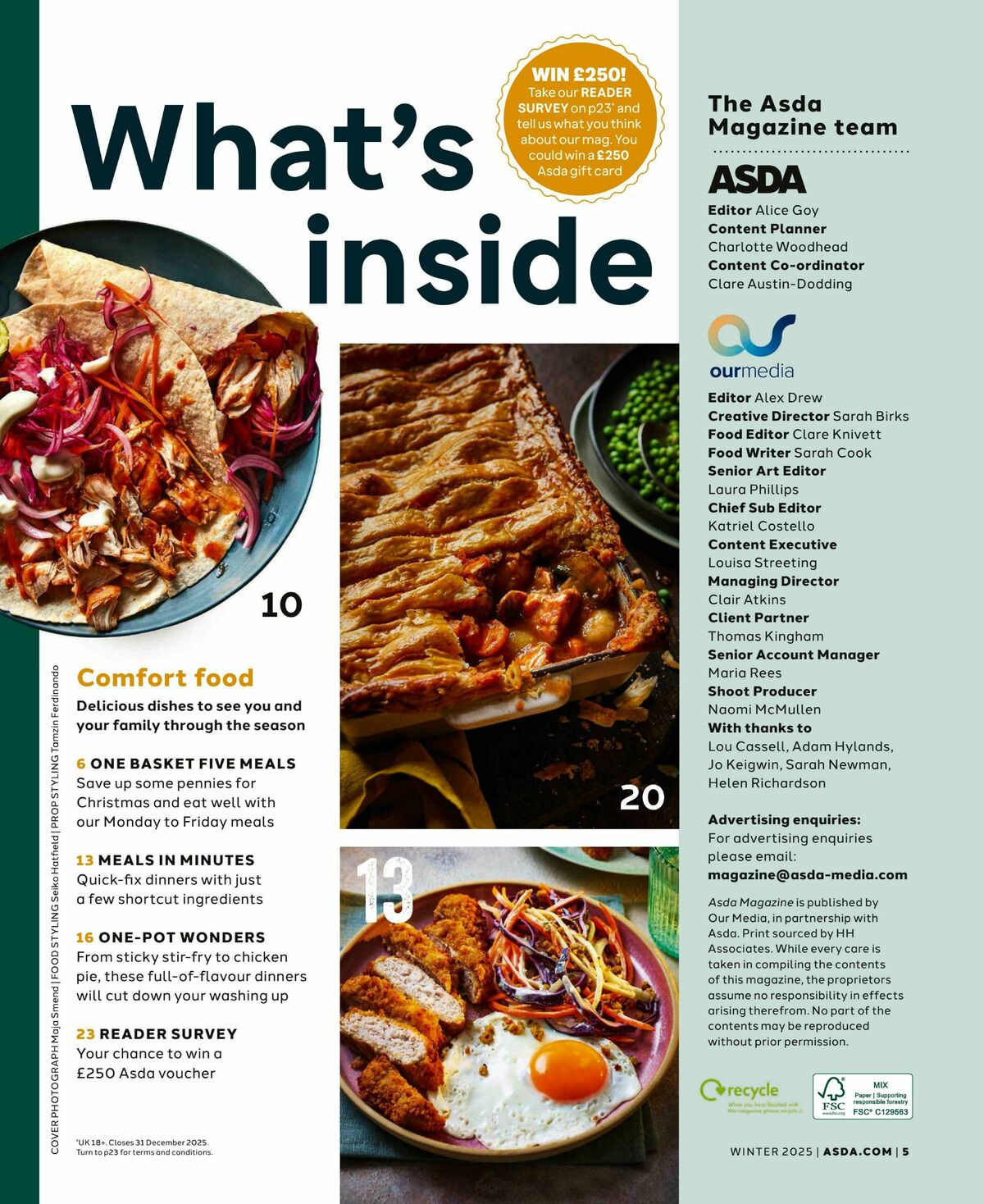 ASDA Magazine Christmas Offers from 13 November