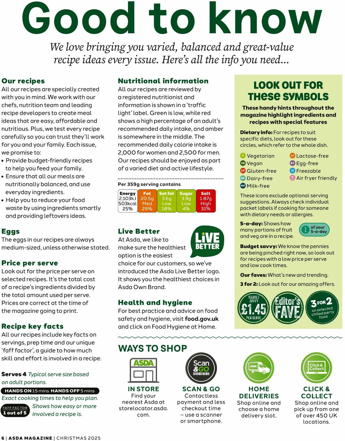 ASDA Magazine Christmas Offers from 13 November