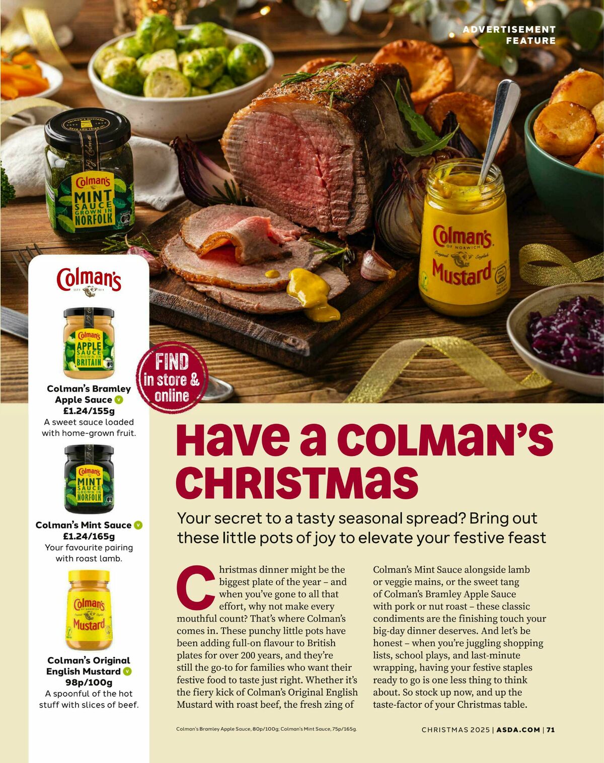 ASDA Magazine Christmas Offers from 13 November