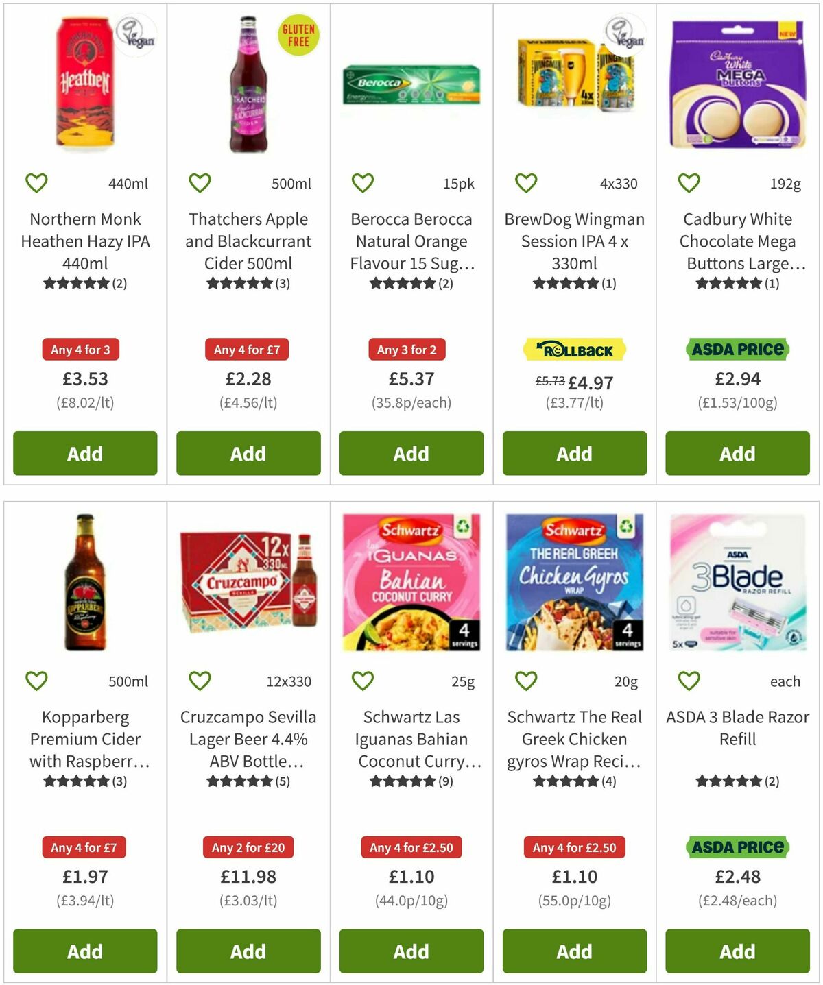 ASDA Offers from 12 December
