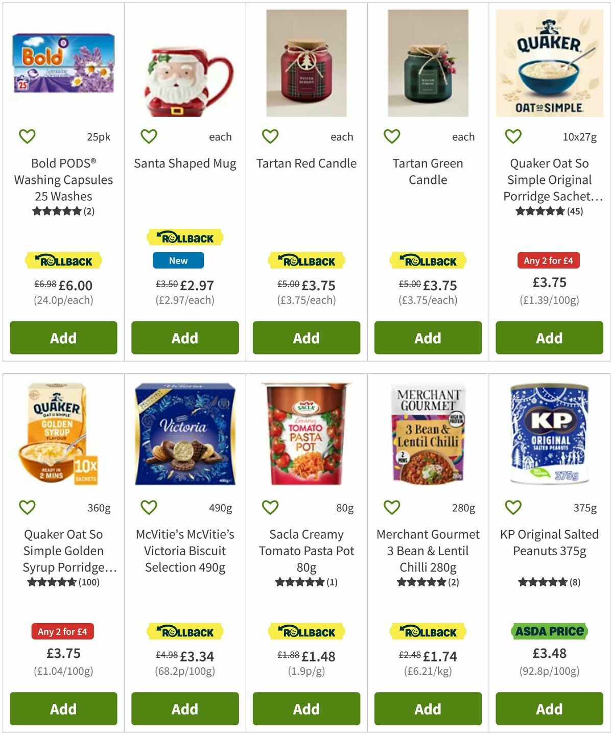 ASDA Offers from 12 December
