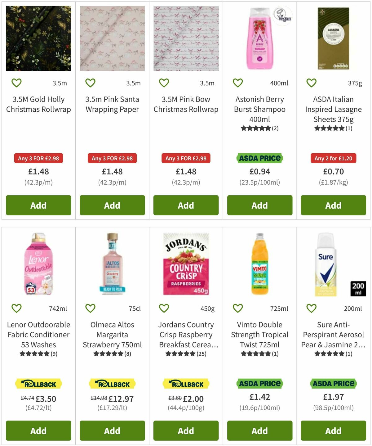 ASDA Offers from 12 December