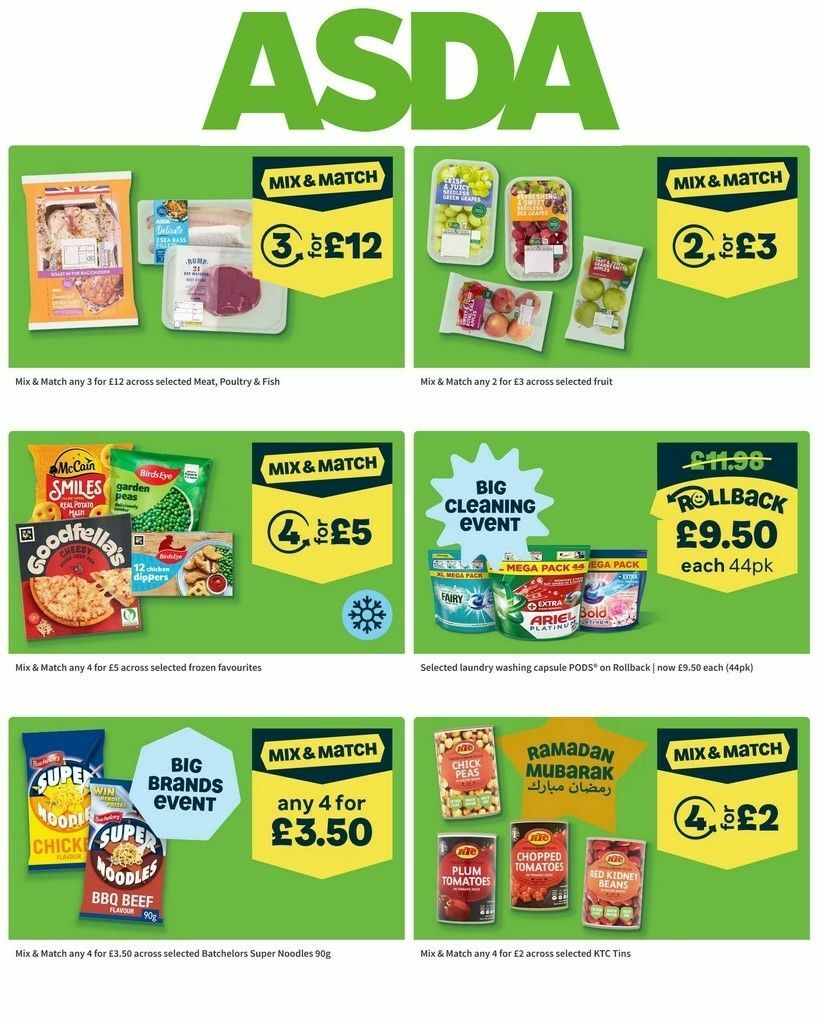 ASDA Offers from 3 January