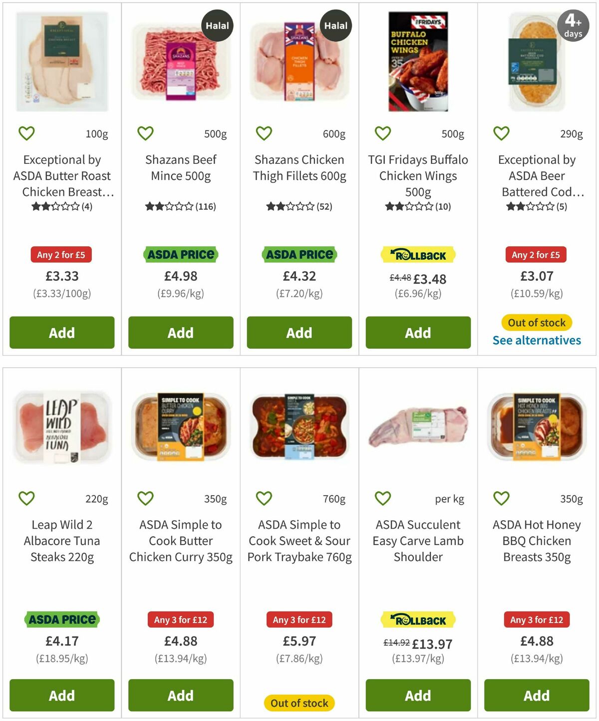ASDA Offers from 3 January