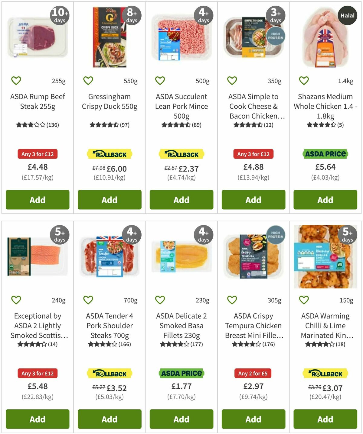 ASDA Offers from 3 January