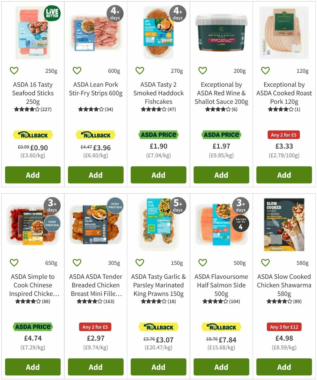 ASDA Offers from 3 January